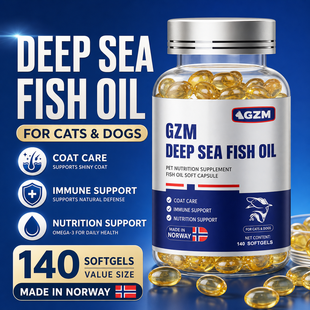 GZM Deep Sea Fish Oil for Cats, 140 Softgels