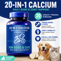 Calcium + Multi-Nutrient Bone Support Tablets for Pets