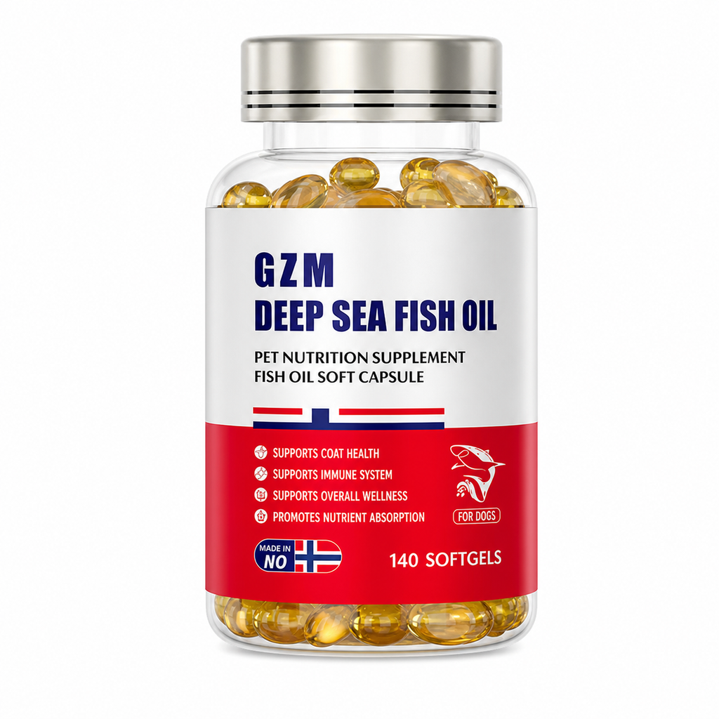 GZM Deep Sea Fish Oil for Dogs, 140 Softgels
