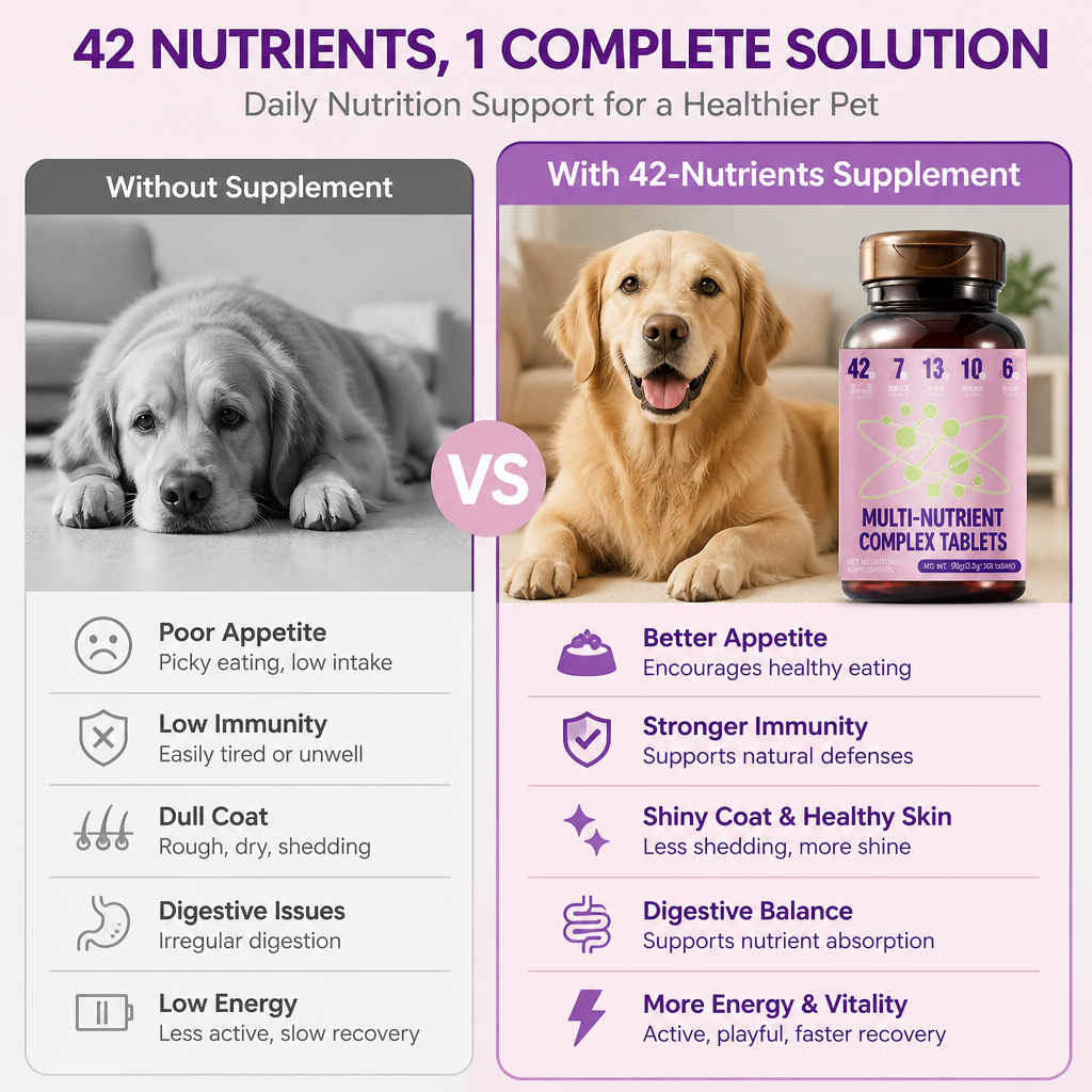 42-Nutrient Complete Multivitamin for Pets